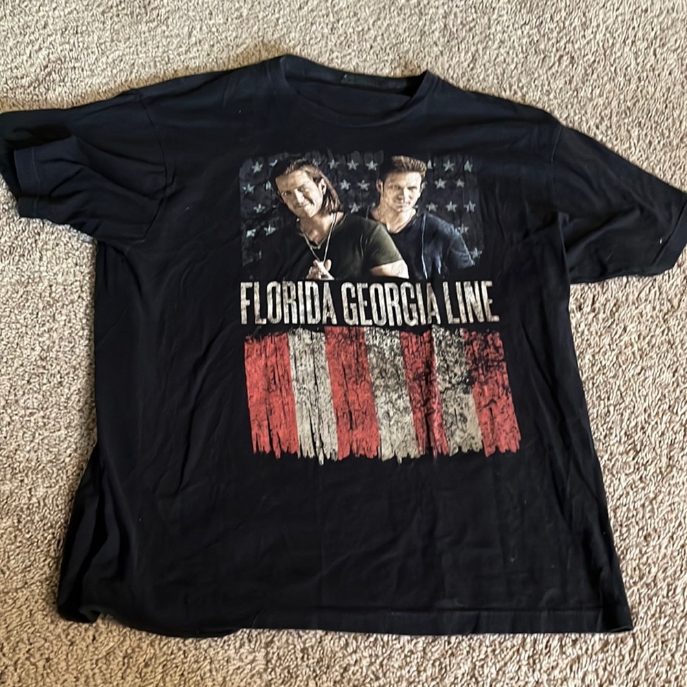 Florida Georgia Line, Houston rodeo 2014 concert T-shirt size large